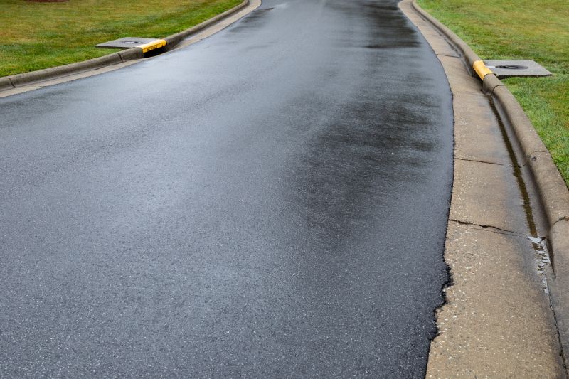 Sealed and Cured Pavement