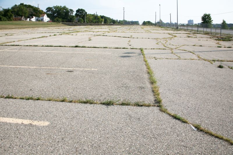 Parking Lot Crack Sealing